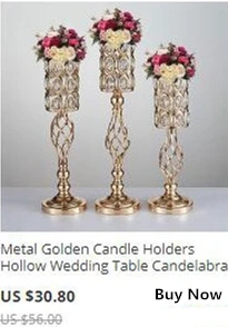 Металлический Подсвечник Цветочная ваза золотой канделябр Модный свадебный подсвечник Изысканный подсвечник настольный домашний декор