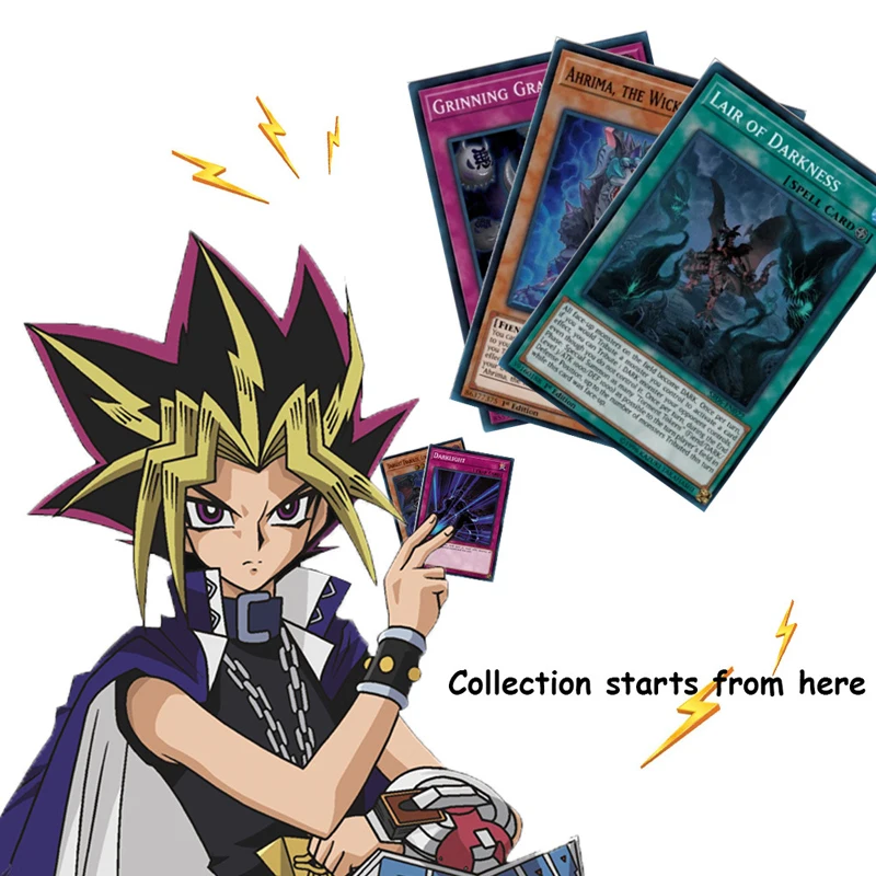 43 шт./компл. Yu Gi Oh игровые карты Lair Of Darkside английские карточки аниме игра юджиох