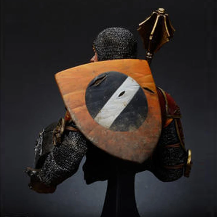 1/10 итальянский хорseman w/ Mace 14th c. модель из смолы бюст GK тема древней войны