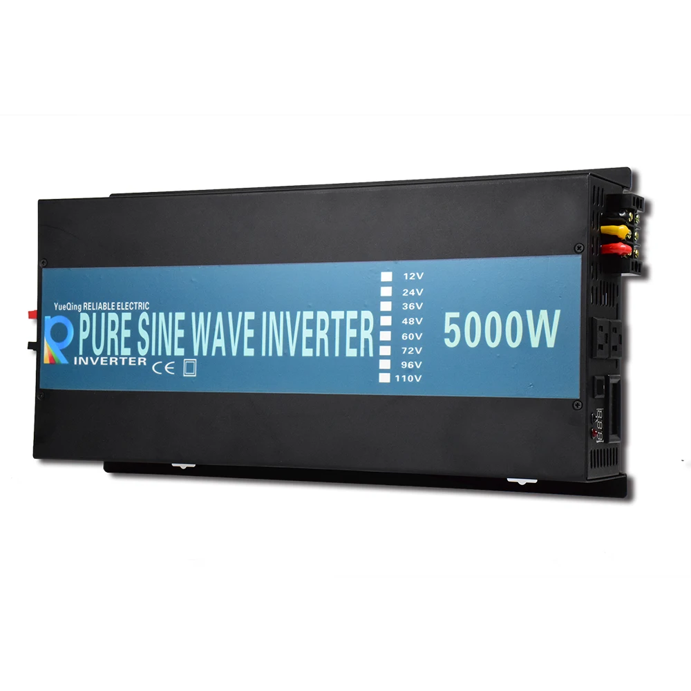 

Peak Full Power 5000w Inverter for Solar System Converter Dual Digital Display DC 12V / 24V / 48V / 110V