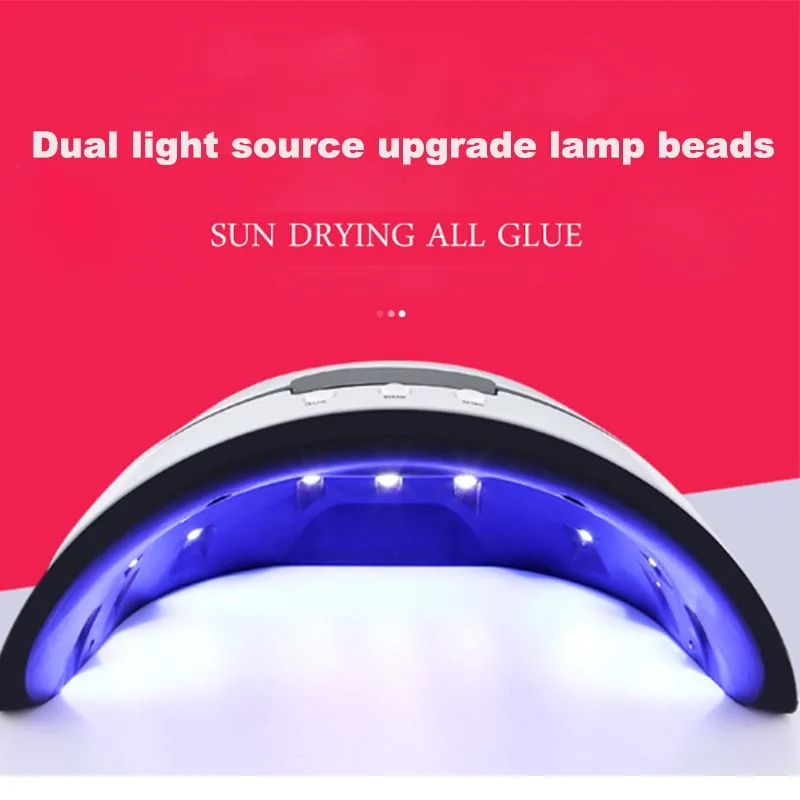 

36W Nail Dryer LED UV Lamp Micro USB Nail for Lamps Curing LED Gel Builder 3 Timed Mode with Automatic Sensor Nail Dryers