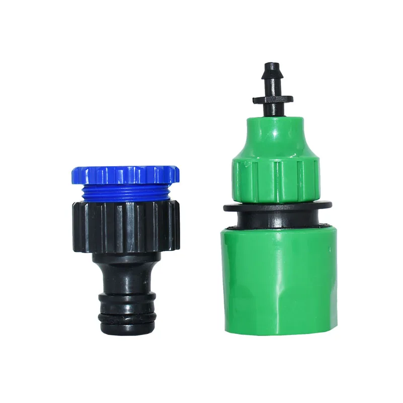 

1/4" quick connector 3/8" Female thread G1/2 G3/4 to the 4/7 8/11 hose Telescopic connector Drip irrigation Hose adapter 1PCS