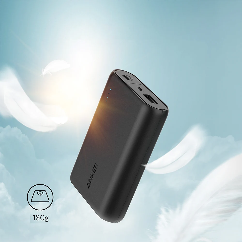 Внешний аккумулятор Anker PowerCore 10000 usb microUSB, портативное зарядное устройство, официальная гарантия, быстрая