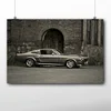 Fords Mustang shelby GT500 классический автомобильный ВИНТАЖНЫЙ ПЛАКАТ холст настенная живопись для домашнего декора комнаты ► Фото 1/5