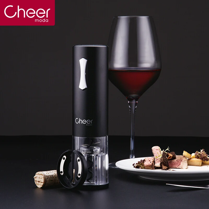 

Aluminum Alloy Material Creative Electric Wine Bottle Opener Wine Opener Lithium Battery USB Charging Open Red Wine