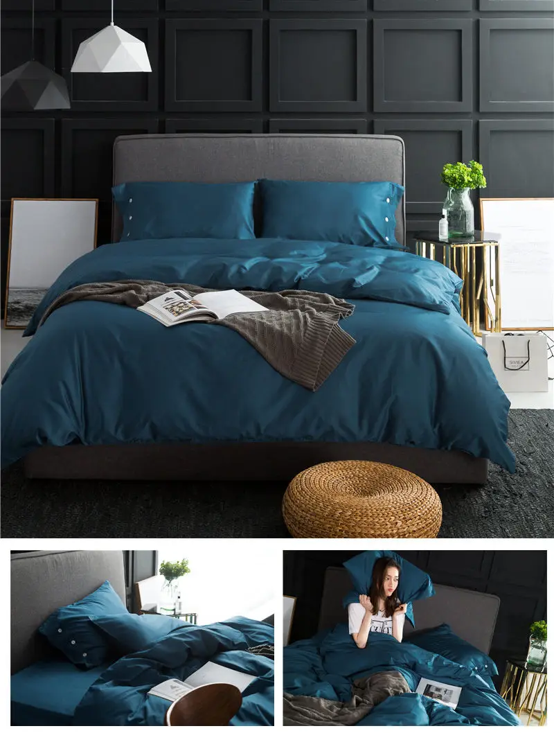 cotton bedding set bed cover fitted sheet mattress cover 13