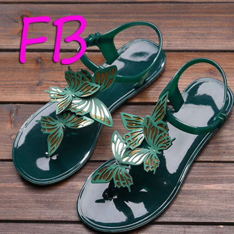 

Bow Decoration Jelly Roman Sandals Jelly Soft Rubber Soft Bottom Summer Women Shoes Female Sandals Shoes Beach Sandals 2019