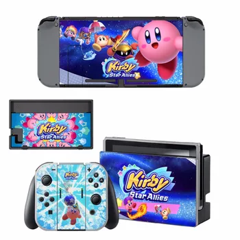 

New Kirby Star Allies Skin Sticker Decal For Nintendo Switch Console and Controller for NS Protector Cover Skins Stickers Vinyl