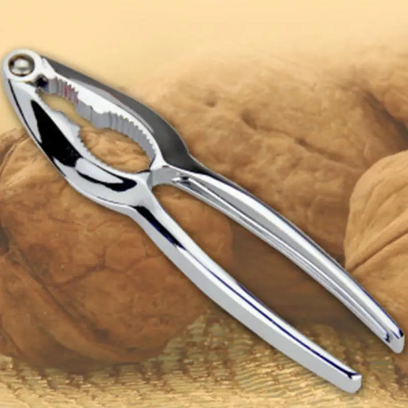 

Stainless Steel Kitchen Nut Cracker Hard Shell Opener Kitchen Tool Crab Multi-function Clamp Plier Cracker