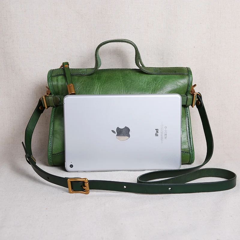 AETOO Original handmade handbags small bags retro vegetable tanned leather shoulder diagonal first layer leather personality art