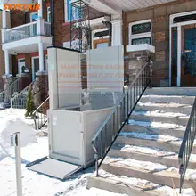 Вертикальный подъемник платформы для инвалидных колясок