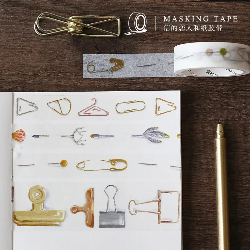 

1.5/3 cm X 7m Stationery tool washi tape album Scrapbook Adhesive decoration paper tape diy Handmade Gift Card Art craft sticker