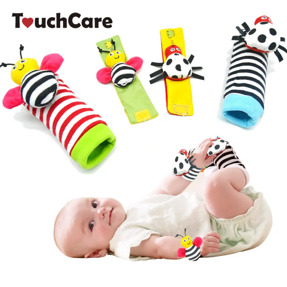 Buy Newborn Baby Rattles Toys Animal Foot Finder