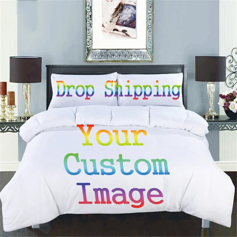 ZEIMON 3D Printing Custom Bedding Set Microfiber Home Textiles Twin Queen King Size Duvet Cover Sets