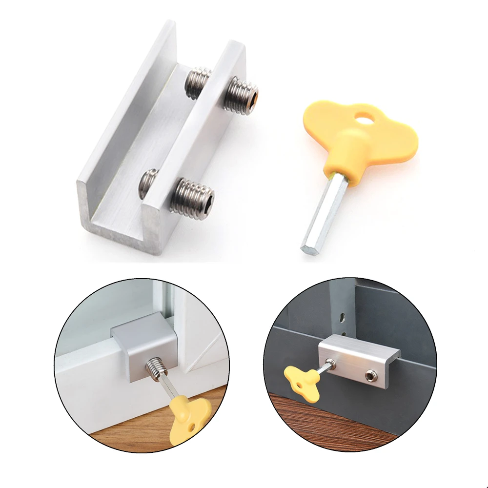 

1 Set Safety Window Lock Protecting For Baby Security Child Safety Lock S L Size Door Window Stopper Cabinet Locks & Straps