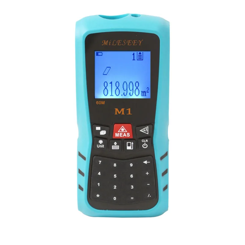 

Rechargeable Laser Distance Meter Waterproof Rangefinder M1 40M Tool Distance Meter Blue Range Finder Measure Distance Tester