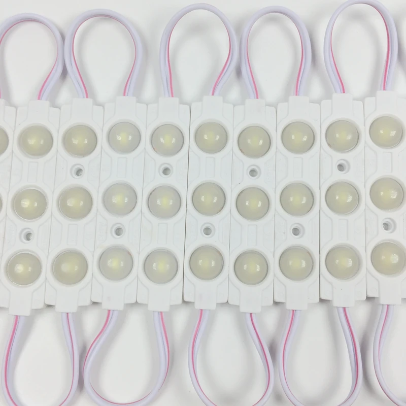 

10pcs/lot New 1.5W DC12V 5730 LED Module, Injection led module with lens , Cool white for LED Sign ,shop banner