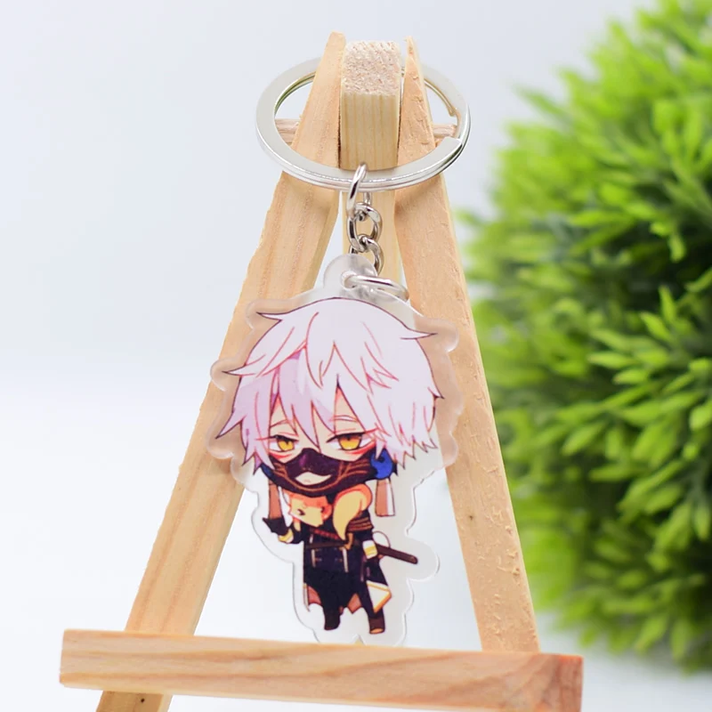 2019 Touken Ranbu Online двухсторонний акриловый брелок для ключей подвеска аниме