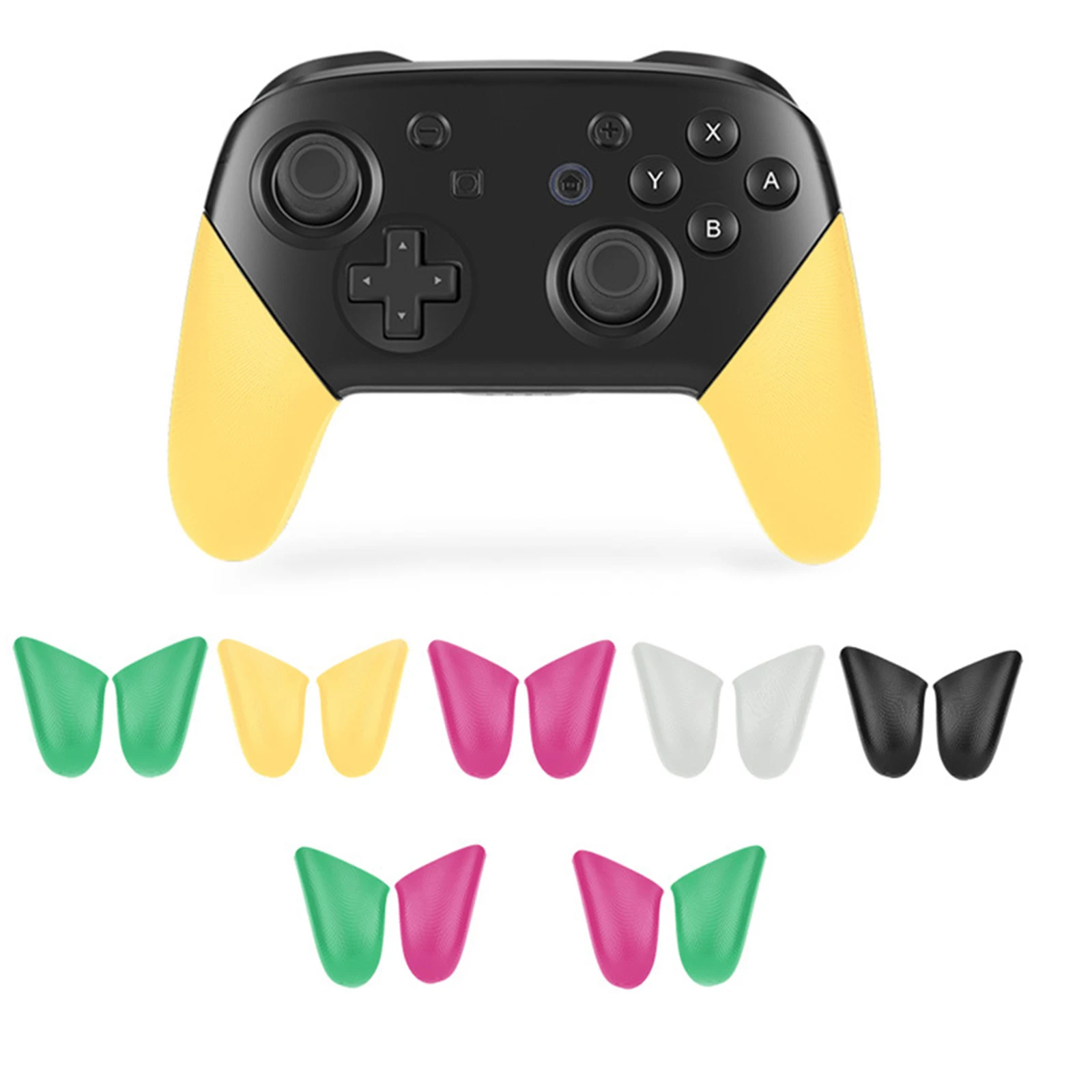 1 пара нескользящих ручек для консоли контроллера NS Nintendo Switch Pro|Запасные части| |