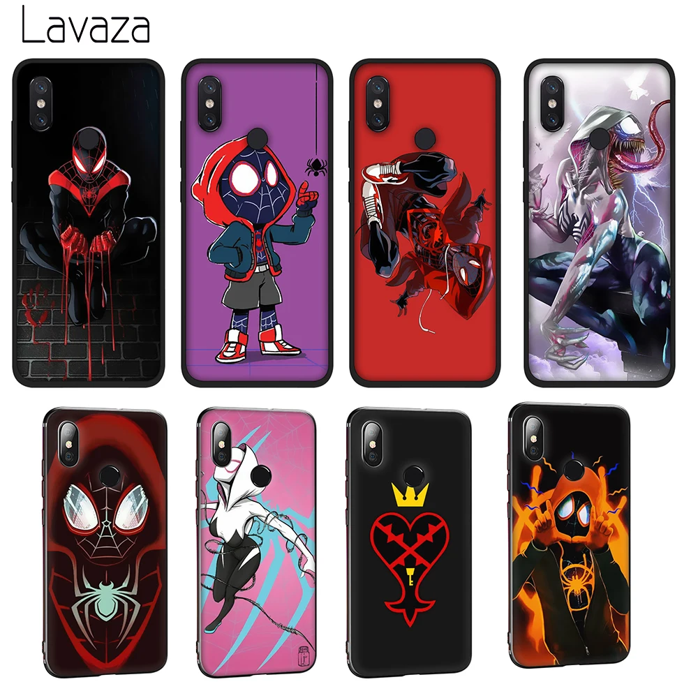 

Lavaza Spider Man Into the Spider Verse Soft TPU Case Cover for Xiaomi Mi 8 A2 Lite 6 9 A1 Mix 2s Max 3 F1 Silicone Cases