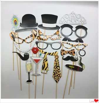 

LIFE MAGIC BOX Photo Props Cocktail Party Girl Boy Photography Props Backdrops Vintage Photo Booth