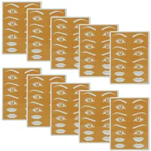 10 шт. Высококачественная постоянная косметика для глаз, губ, бровей, макияж, тренировка, кожа, лист, тату, макияж, инструмент, желтый Nov 24