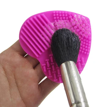 

2019 Hot sale 3 Pcs Silicone Makeup Brush Cleaner Pad Washing Scrubber Board Cleaning Mat Hand Tools