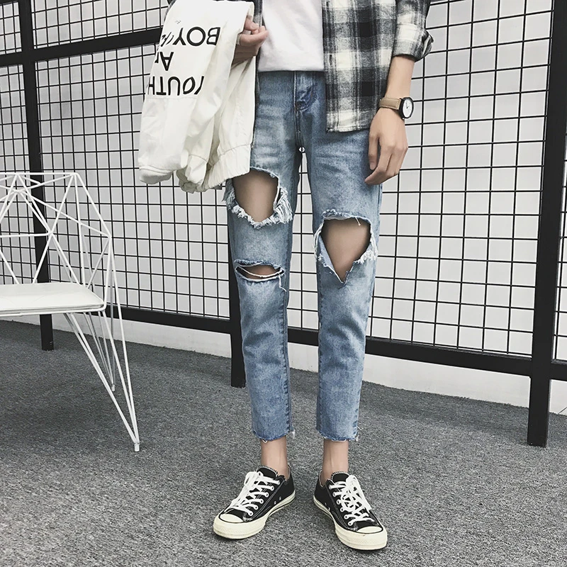 Big mens ripped jeans Clearance