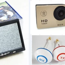 Fpv-комплект Системы 600 мВт Передатчик Hе синий(холодное сердце)/монитор SJ7000 Wi-Fi Камера для гоночного дрона walkera CX20 Phantom QAV250 F450