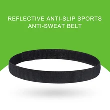 Лента для волос при занятиях йогой на открытом воздухе Светоотражающая спортивная повязка ночь для бега велокросса занятия спортом повязка на голову с впитывает пот