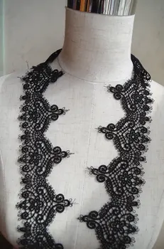 

wedding decoration Black Venise Lace Trim, retro style lace trim, exquisite lace trim10yards