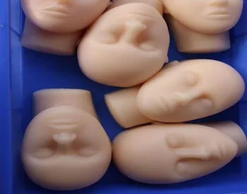 

Silicone Head Medical Educational Model Injection Skin Suture Practice Facial Model Acupuncture Massage Cosmetic Study Model