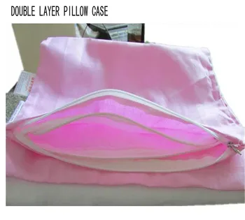 

double layer cotton and non-woven fabric pillow cushion case pillowcase with zip cover pillowslip tick re use the core 4sizes