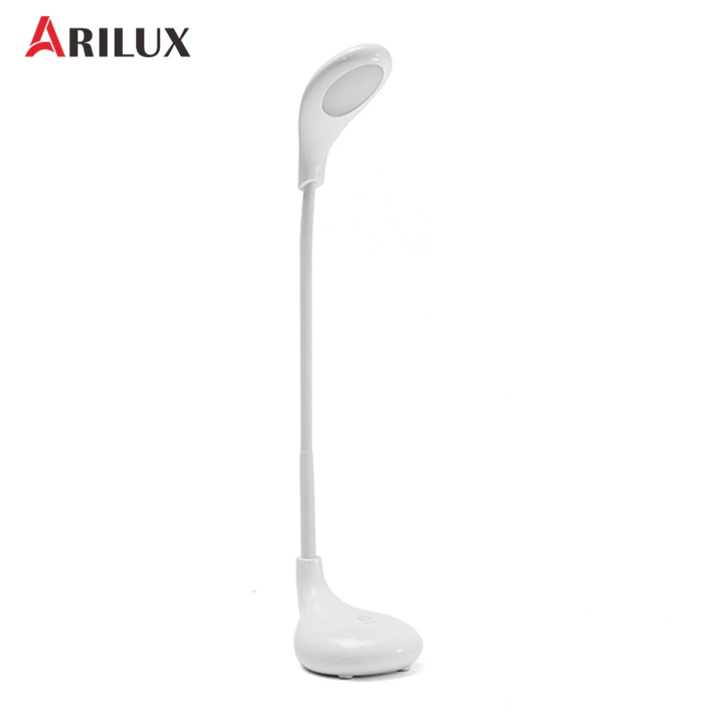

ARILUX Dimmable LED Table Light 3W 2835SMD 24leds Touch-Control Night Light Rechargeable Flexible Desk Lamp With 3 Modes