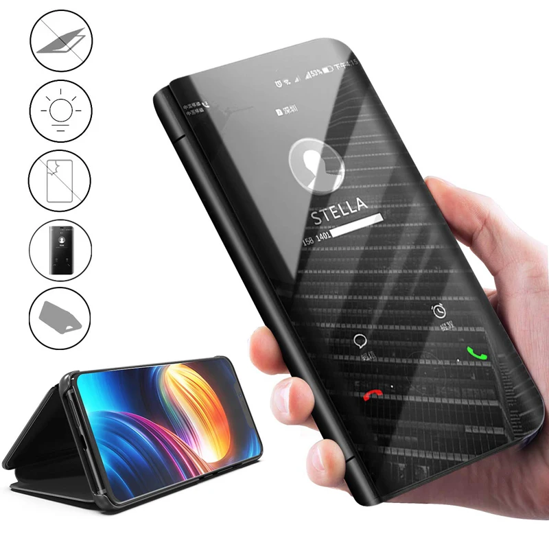 Wonsain Smart View зеркало кожа флип чехол для huawei P30 P20 P10 P9 P8 lite/P30 Lite/P30 Pro/P20 Lite/P10 Lite |
