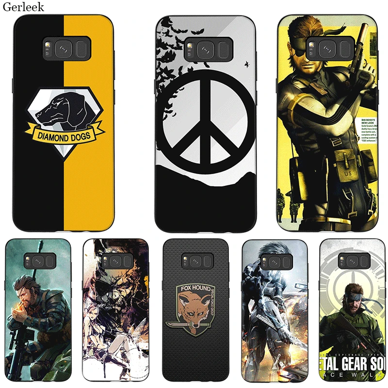 

Phone Case For Samsung S10 Plus S10E S9 S8 S7 S6 Edge Note 8 9 M40 M30 M20 M10 Cover Metal Gear Solid Peace Walker Case Shell