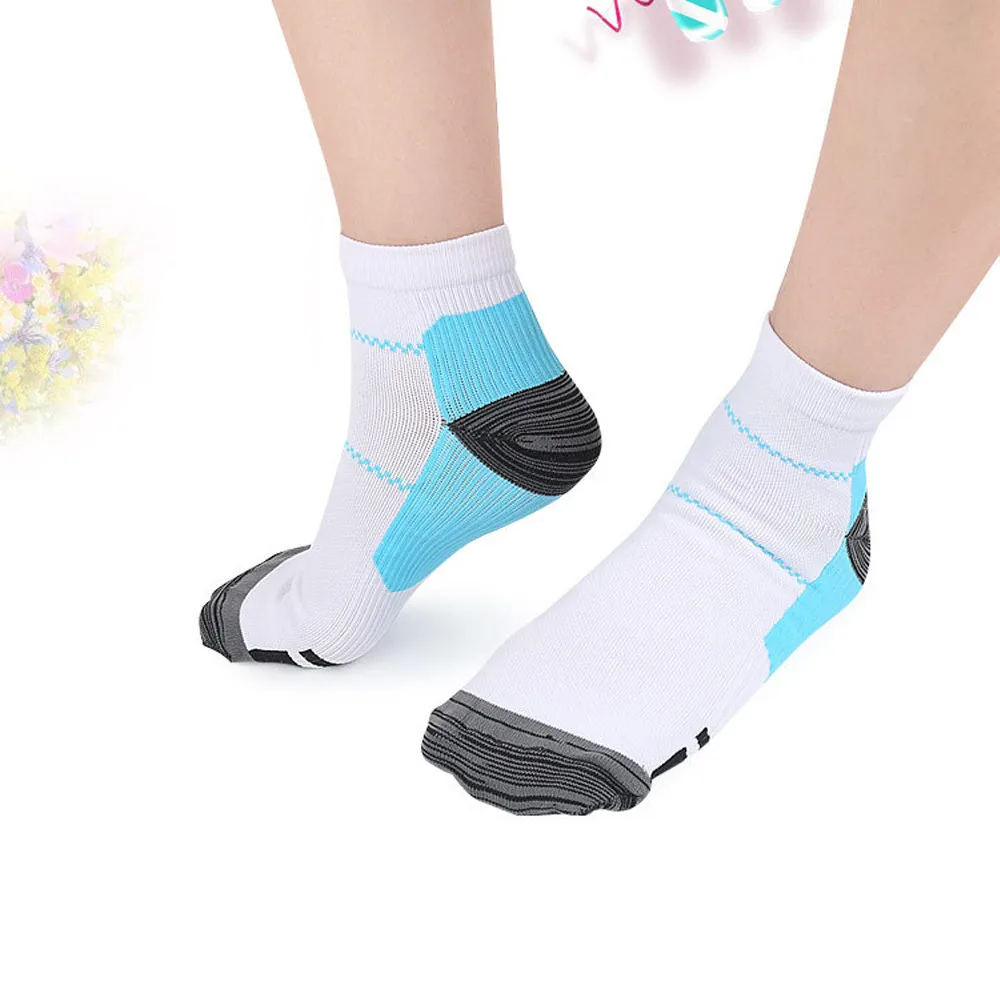 1 Pair Men Foot Compression Sport Socks Comfortable Breathable Socks