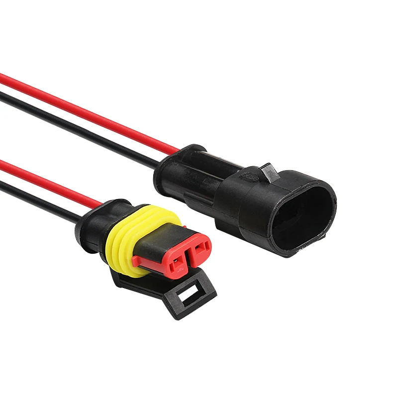 

Auto Wire Connector 1/2/3/4/5/6 Pin Auto Connector Male & Female Waterproof Electrical Connector Plug with Cable