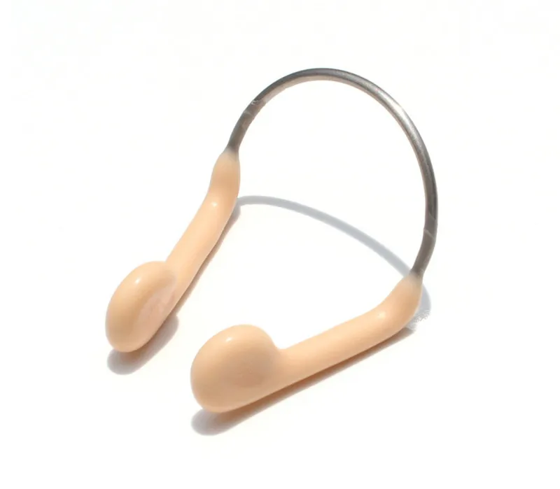 Swimming Nose Clip No-skid Soft Silicone Steel Wire Nose Clip for Swimming Diving Water Sports Slightly Sprung Rubber Nose Clip