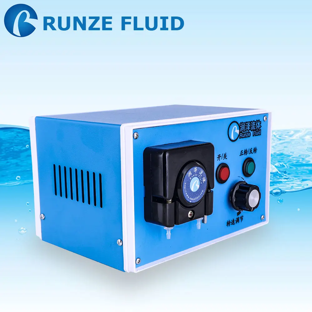 

Metering Flip Top Peristaltic Pump Variable Speed Adjustable Flow 0-170ml/min Water Transfer