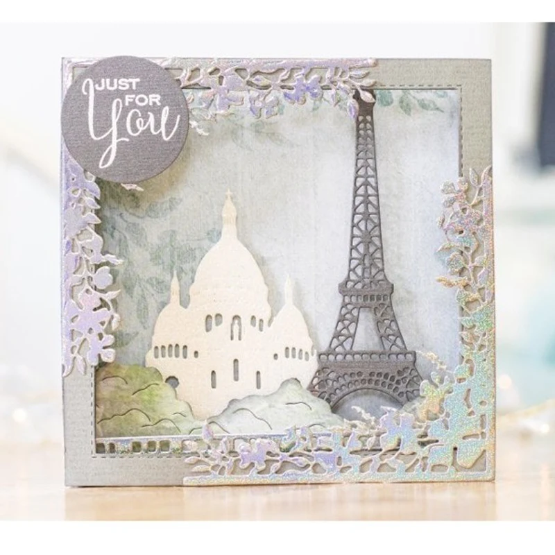 

Floral Borders And Corners Set Metal Cutting Dies DIY Scrapbooking Embossing Paper Cards Making Craft Supplies New 2019 Cut Dies
