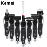 Kemei 7 in 1 Men's 3D Electric Shaver Triple Blade Beard Trimmer Rechargeable Razor for Men Shaving Machine Barbeador Face Care