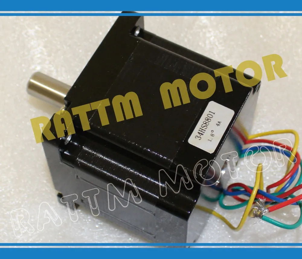 

Nema34 CNC Stepper Motor 78mm 508Oz-in Stepping Motor/4.0A for CNC Router Milling Machine