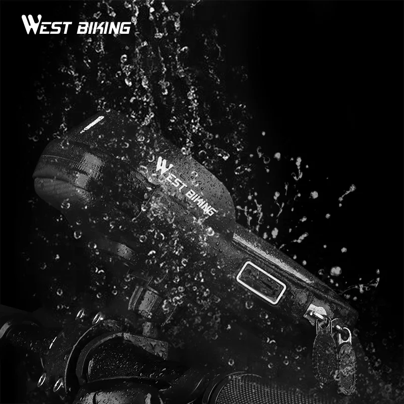 Сумка для горного велосипеда WEST BIKING Водонепроницаемая передняя сумка чехол