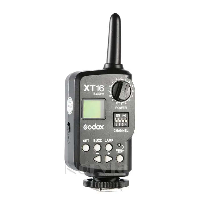 Godox XT-16 XT16 2,4G беспроводной стробоскоп вспышка триггер для XTR-16 передатчик триггер Wistro AD360 DE300 QT600 DP400 QS600 GS200 GT