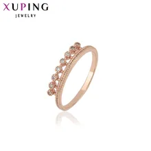 Xuping модное кольцо специальный дизайн кольца для женщин высокое качество с синтетическим кубическим цирконием ювелирные изделия Рождественский подарок 12514