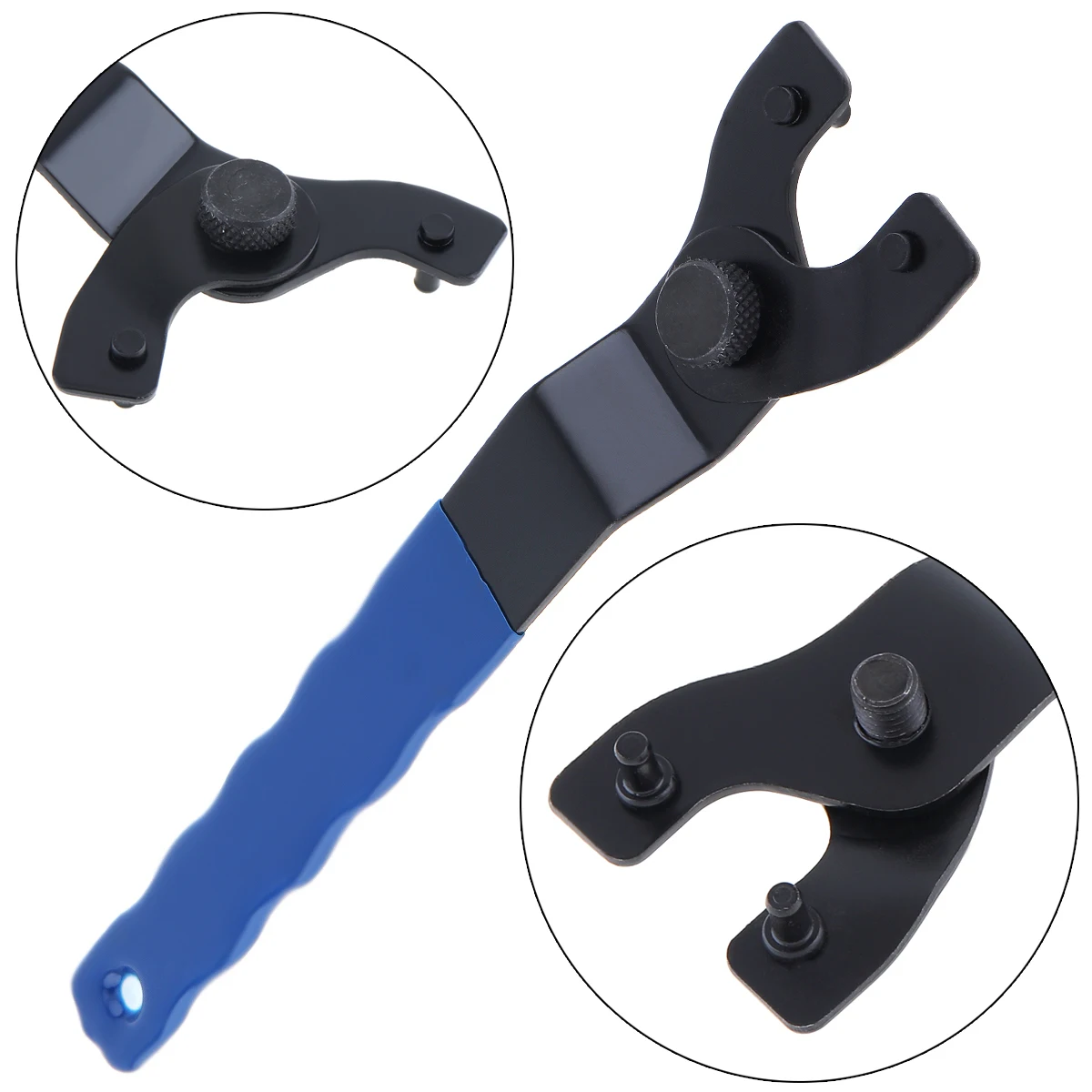 

8 Inch Carbide Alloy Adjustable Angle Grinder Wrench with Handle Plastic Shell for Conversion Angle Grinding Tool