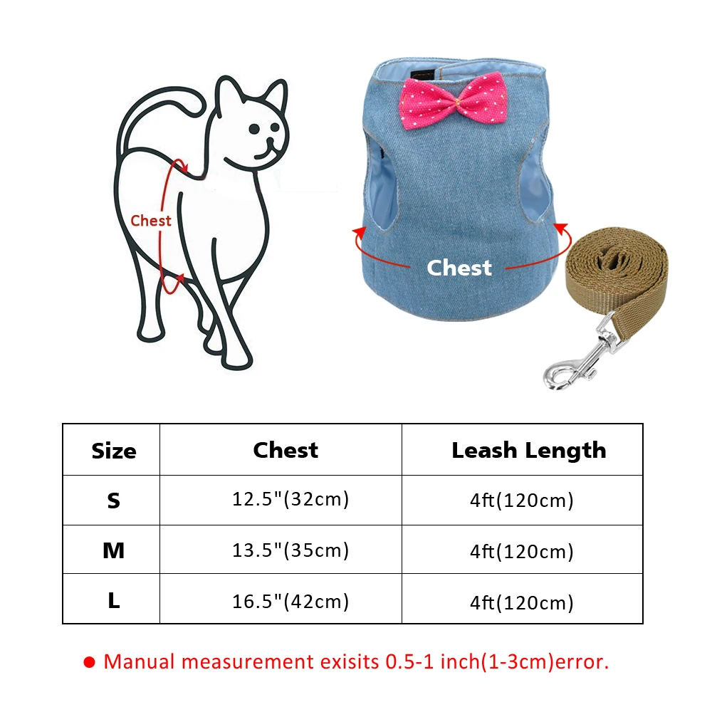 Cat Harness Size Chart