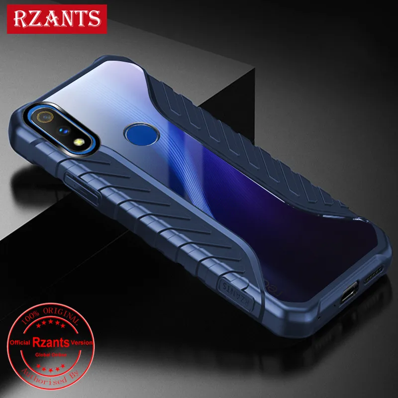 Чехол для телефона Rzants для OPPO Realme 3 Pro, чехол для шин в полоску, мягкий резиновый жесткий прозрачный задний Тонкий чехол для Realme 3 Pro - Цвет: Blue