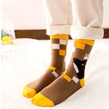 

Fashion Cartoon Animals New Japanese Harajuku Fashion Funny Puppy Pattern Lady Casual Wild Sock Cotton Sweat Kawaii Tidal Socks